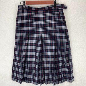 Burberry's Vintage Plaid Skirt Made in Scotland‎ Size 14